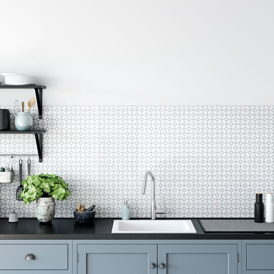selbstklebende Wandfliesen Wall Tiles Bloomy Grid (6er Set) image number null